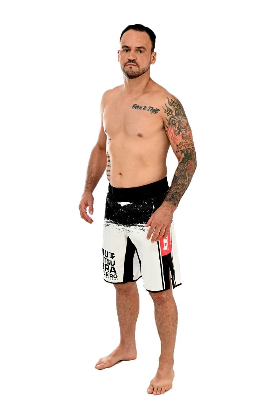 Bermuda Masculina Jiu-Jitsu No Gi Branca