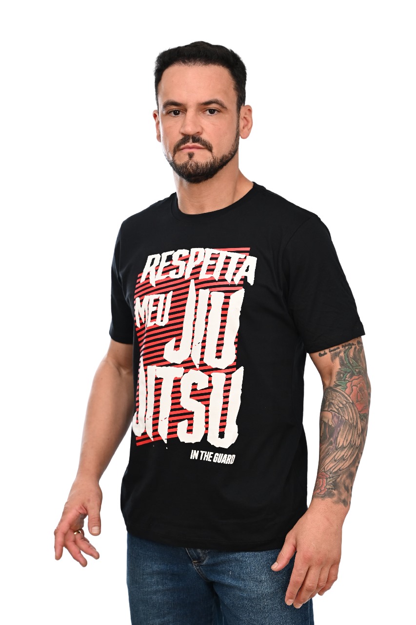 Camiseta Masculina Respeita Jiu-Jitsu