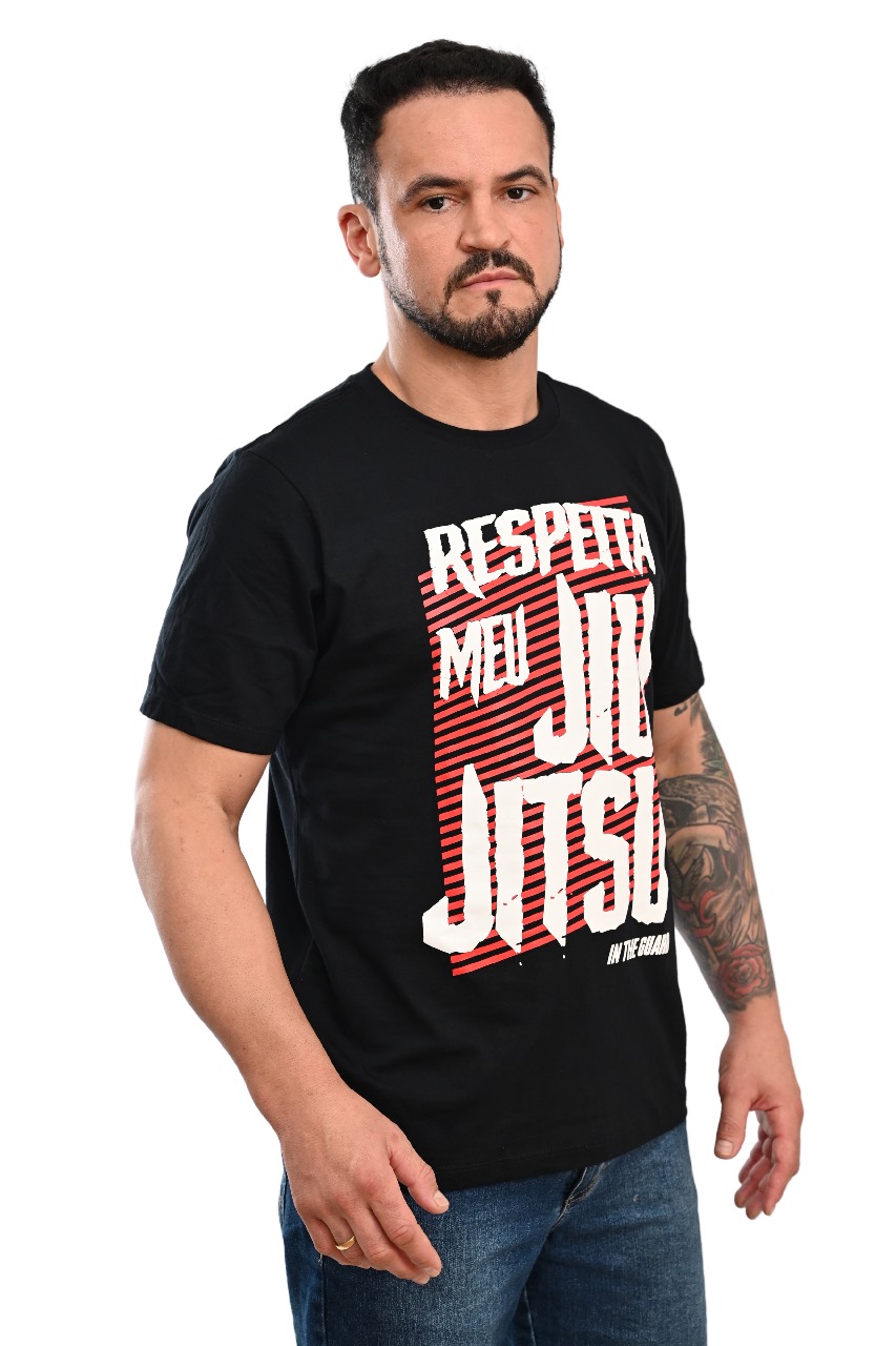 Camiseta Masculina Respeita Jiu-Jitsu