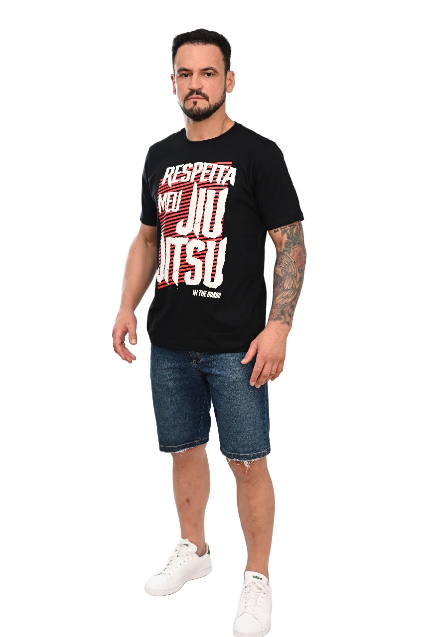Camiseta Masculina Respeita Jiu-Jitsu