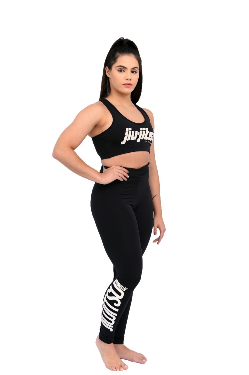 Calça de Compressão Feminina Jiu-Jitsu