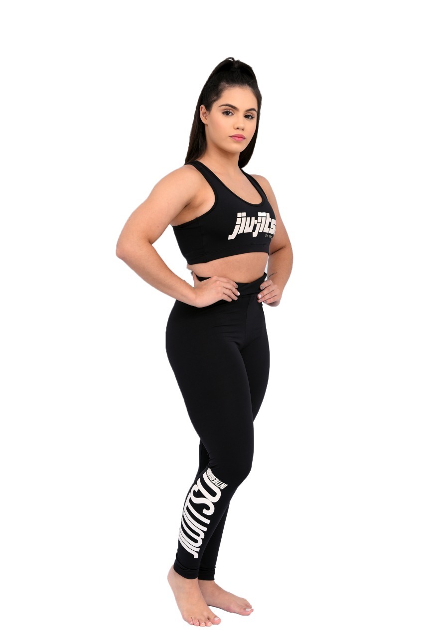 Calça de Compressão Feminina Jiu-Jitsu