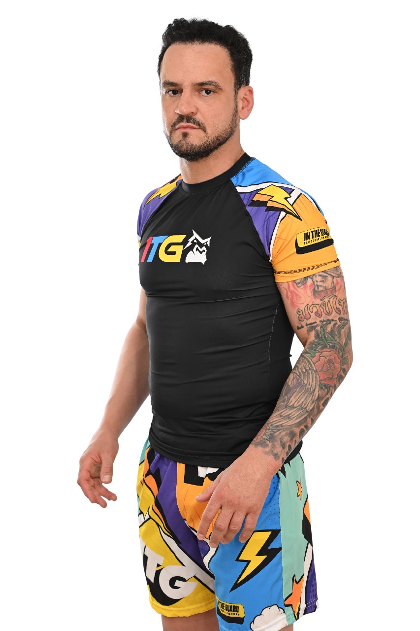 Rash Guard Masculina Colors Preta
