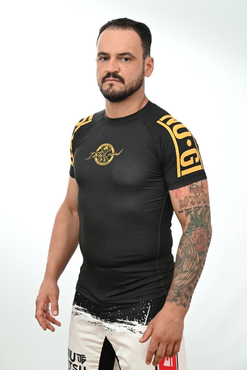 Rash Guard Masculina No Gi Jiu-Jitsu Preta
