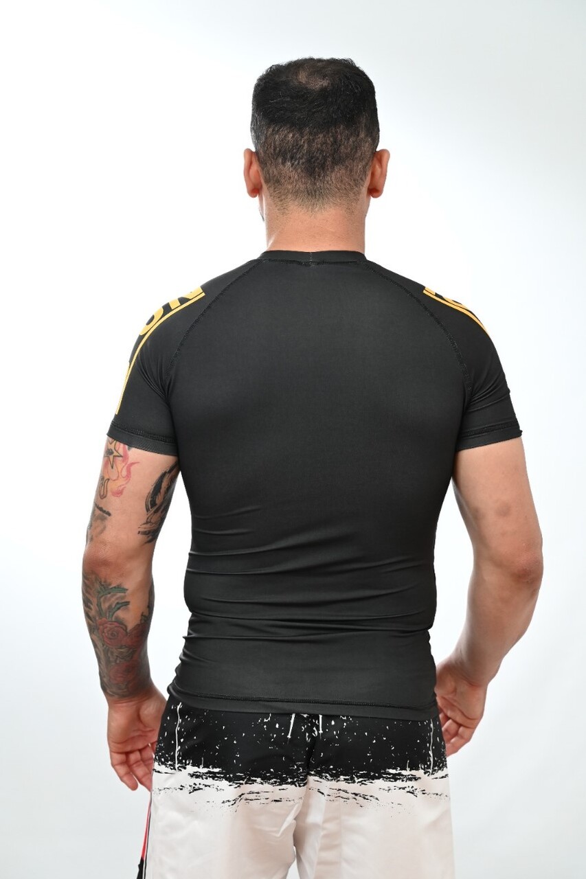 Rash Guard Masculina No Gi Jiu-Jitsu Preta