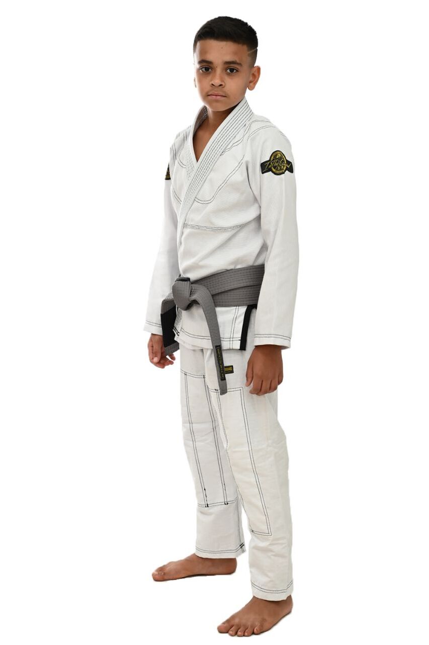 Kimono Infantil In The Guard New Branco