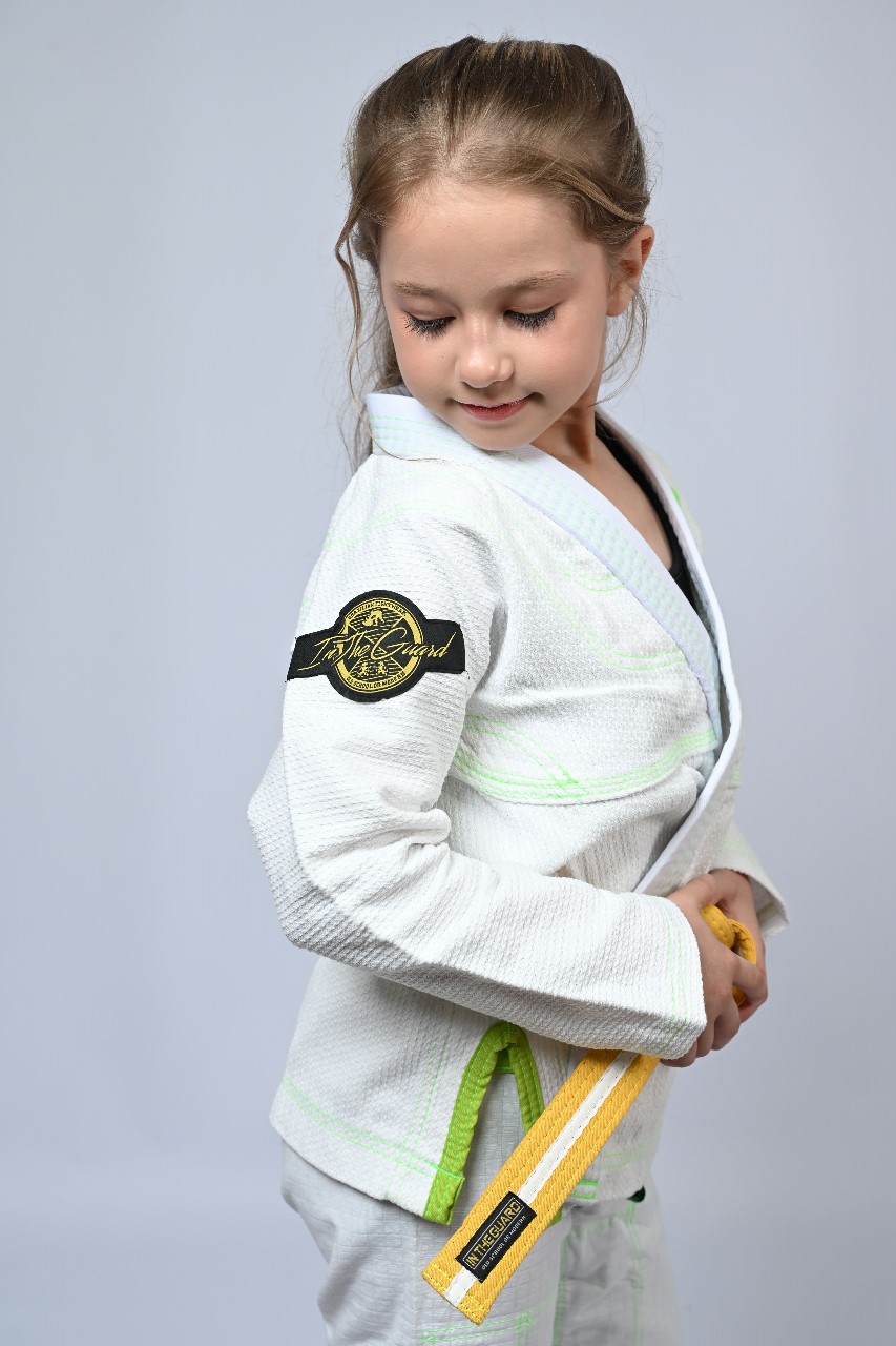 Kimono Infantil In The Guard Colors Branco