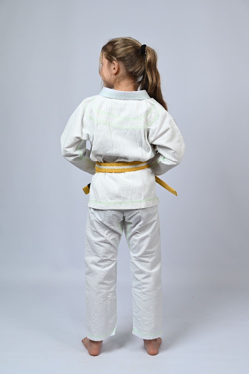 Kimono Infantil In The Guard Colors Branco