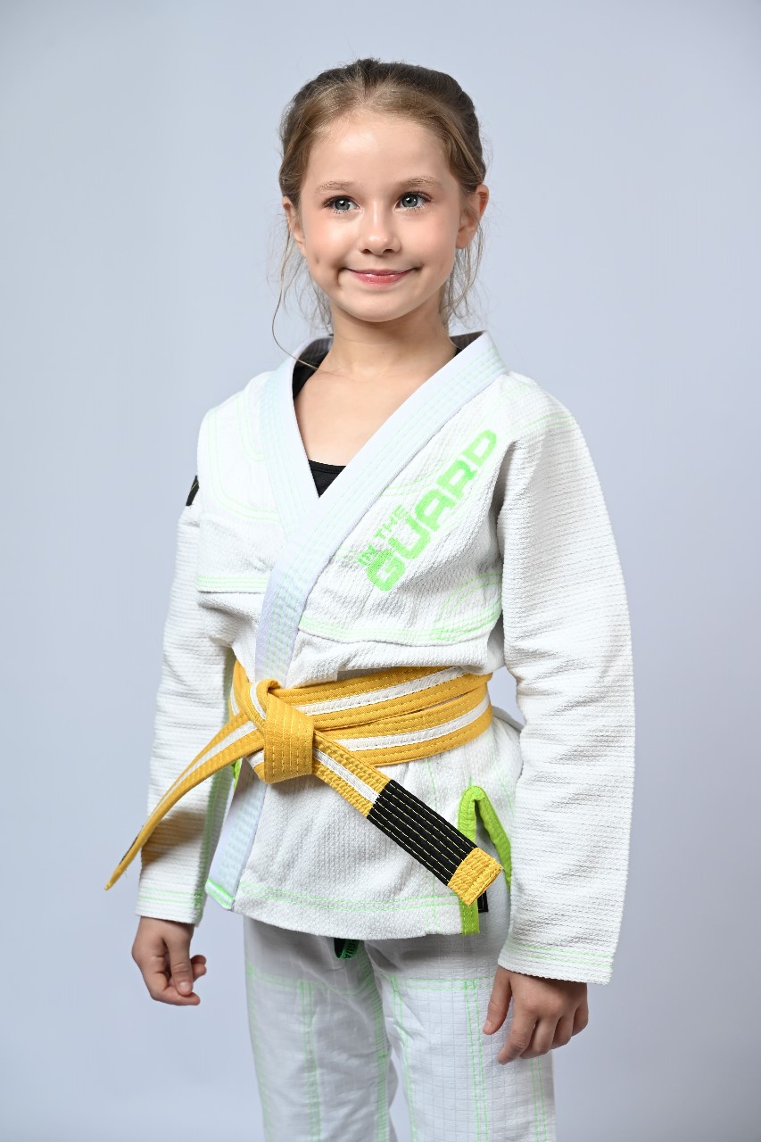 Kimono Infantil In The Guard Colors Branco
