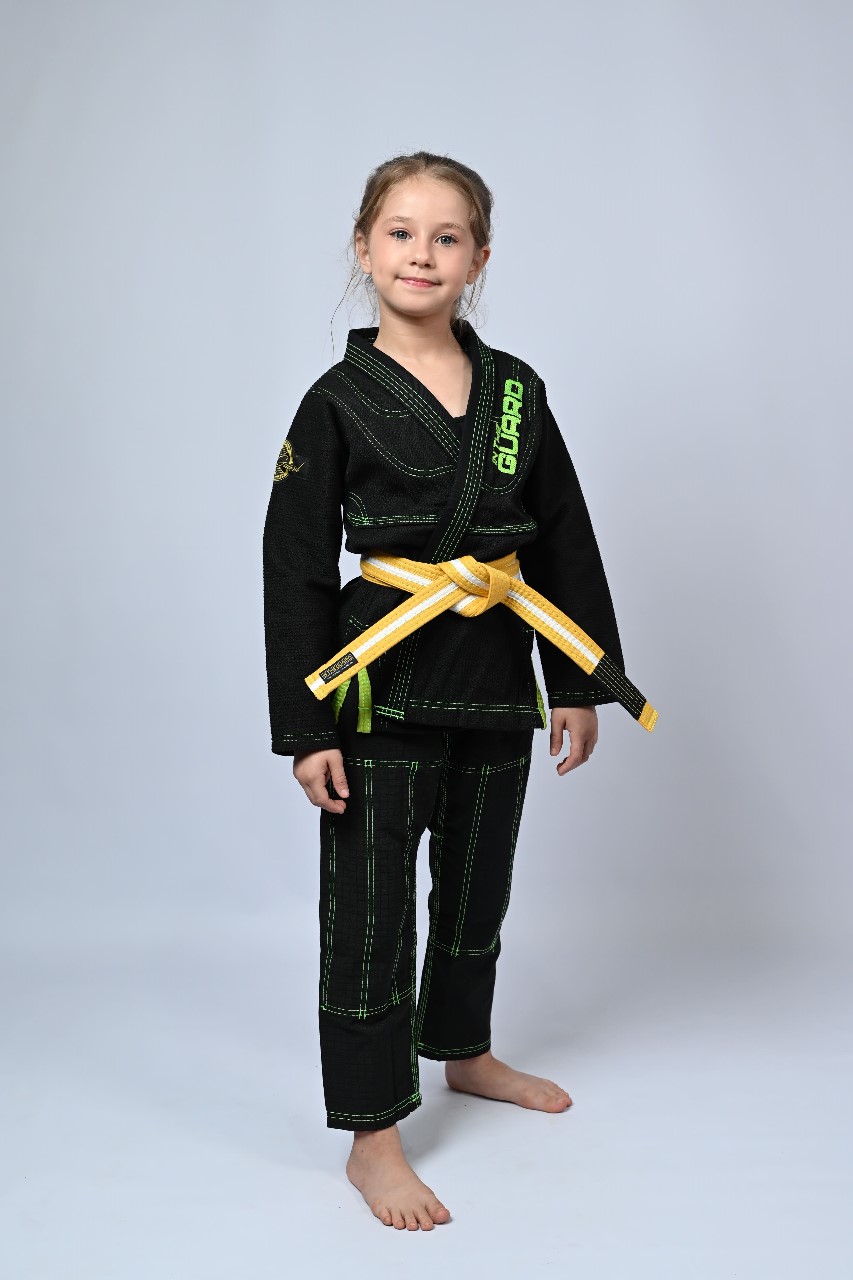 Kimono Infantil In The Guard Colors Preto