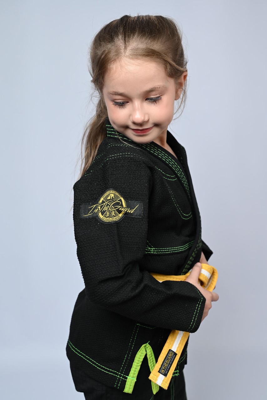 Kimono Infantil In The Guard Colors Preto