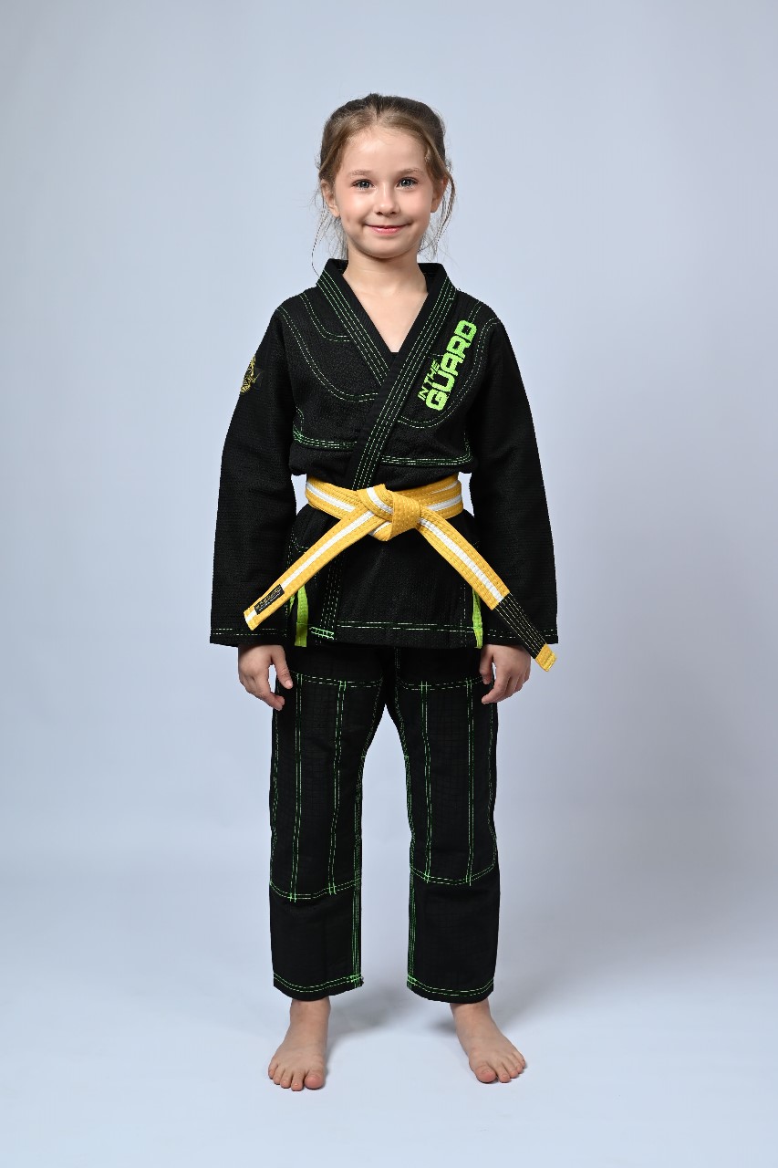 Kimono Infantil In The Guard Colors Preto