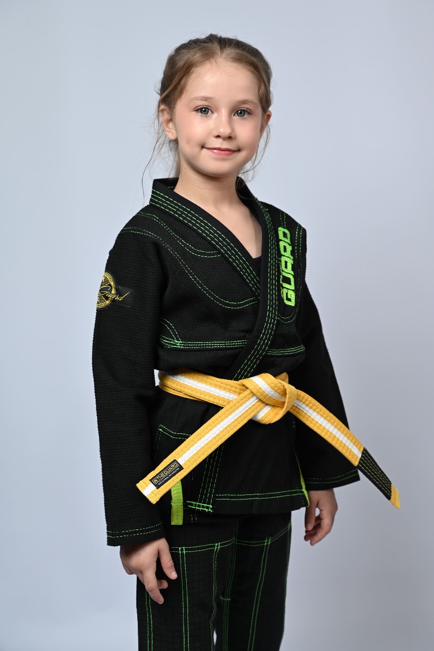 Kimono Infantil In The Guard Colors Preto