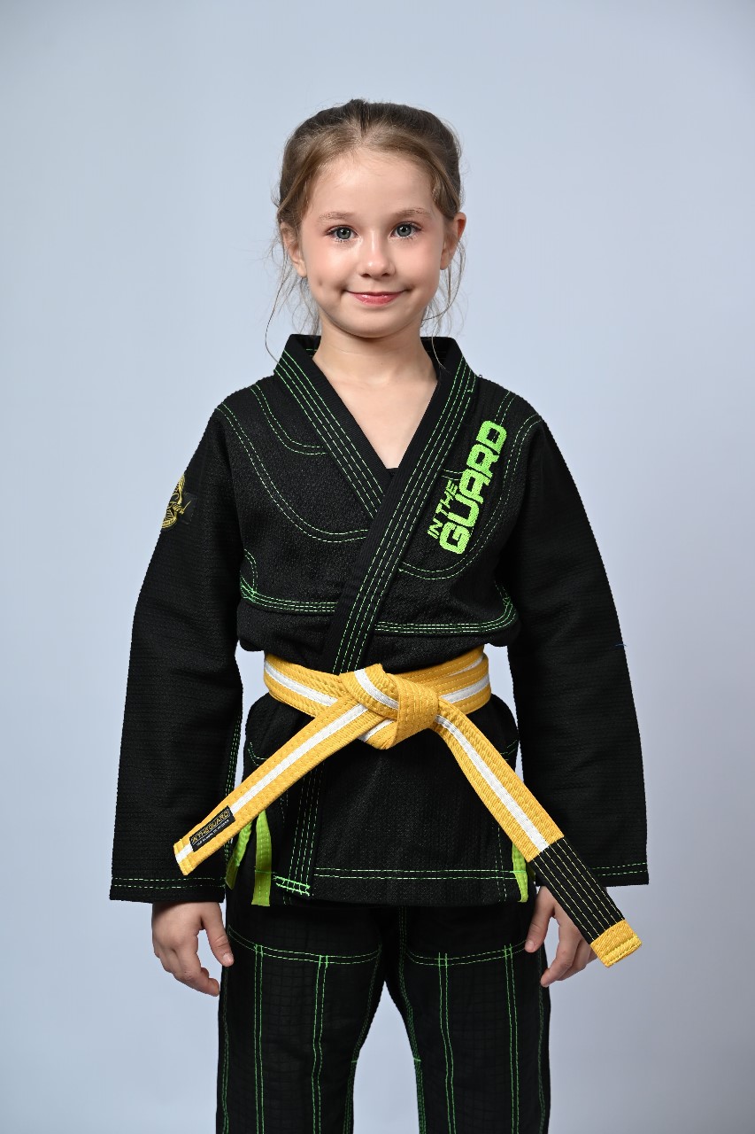 Kimono Infantil In The Guard Colors Preto