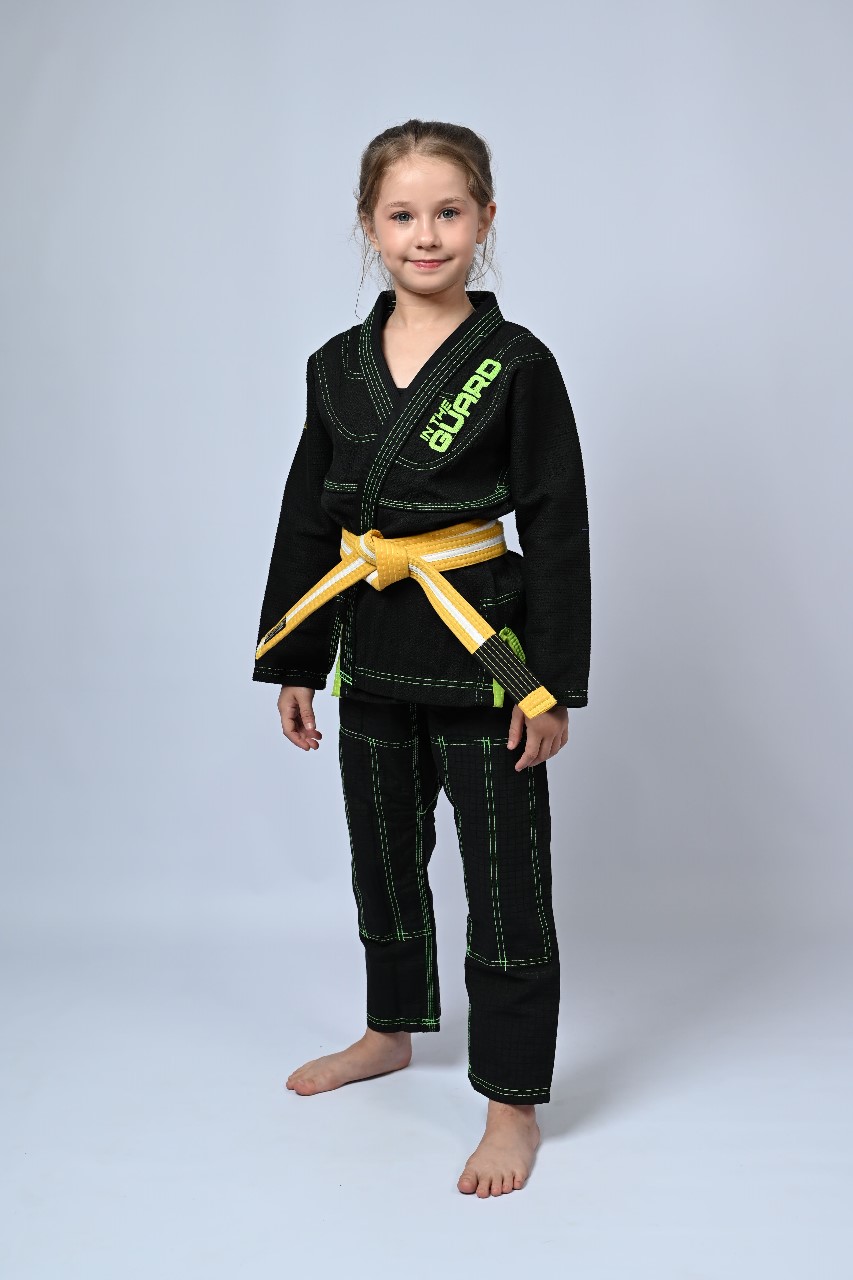 Kimono Infantil In The Guard Colors Preto