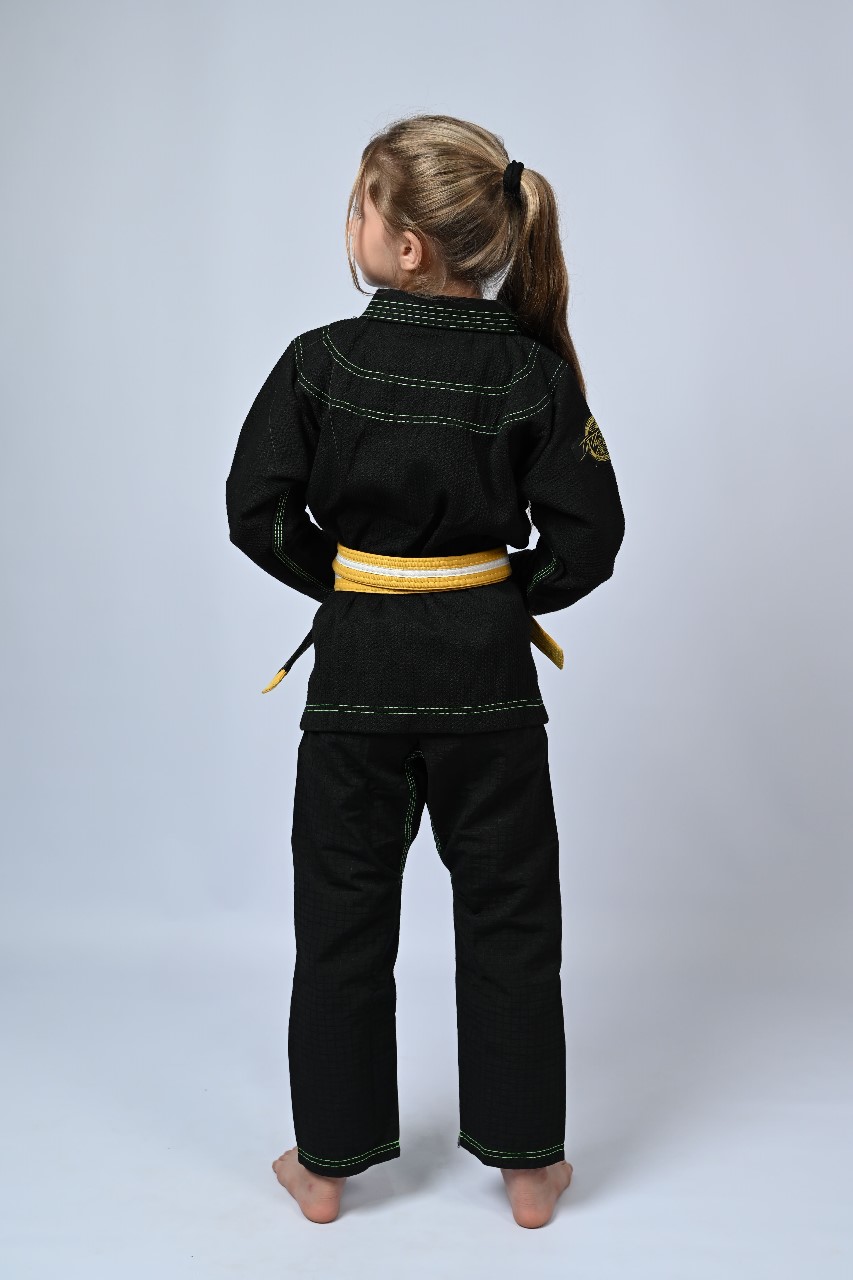 Kimono Infantil In The Guard Colors Preto