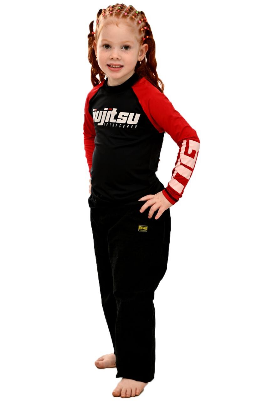Rash Guard Infantil Feminina Red