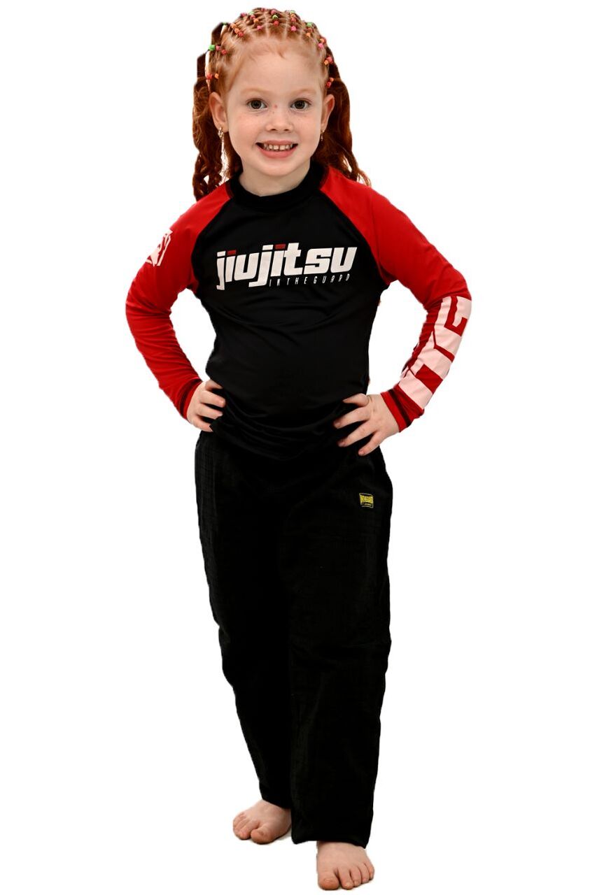 Rash Guard Infantil Feminina Red