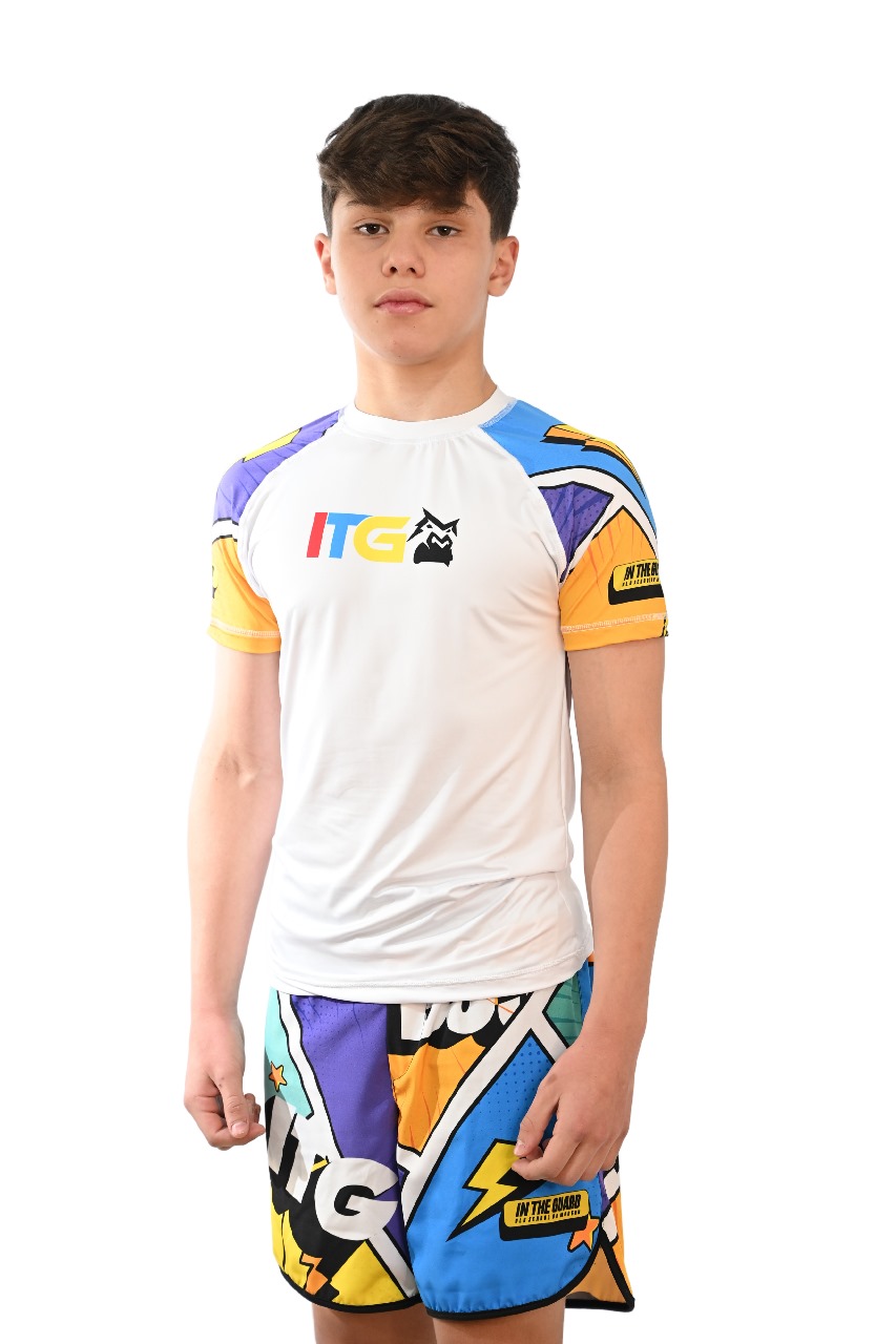 Rash Guard Infantil Colors Branca