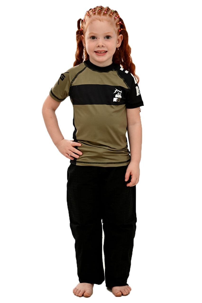 Rash Guard Infantil Feminina Army