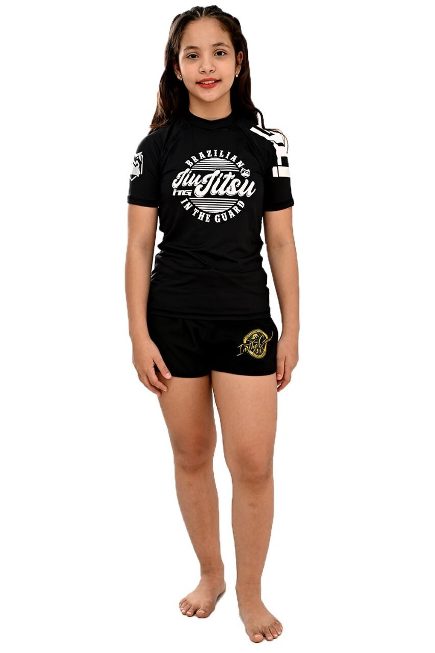 Rash Guard Infantil Feminina ITG Manga Curta