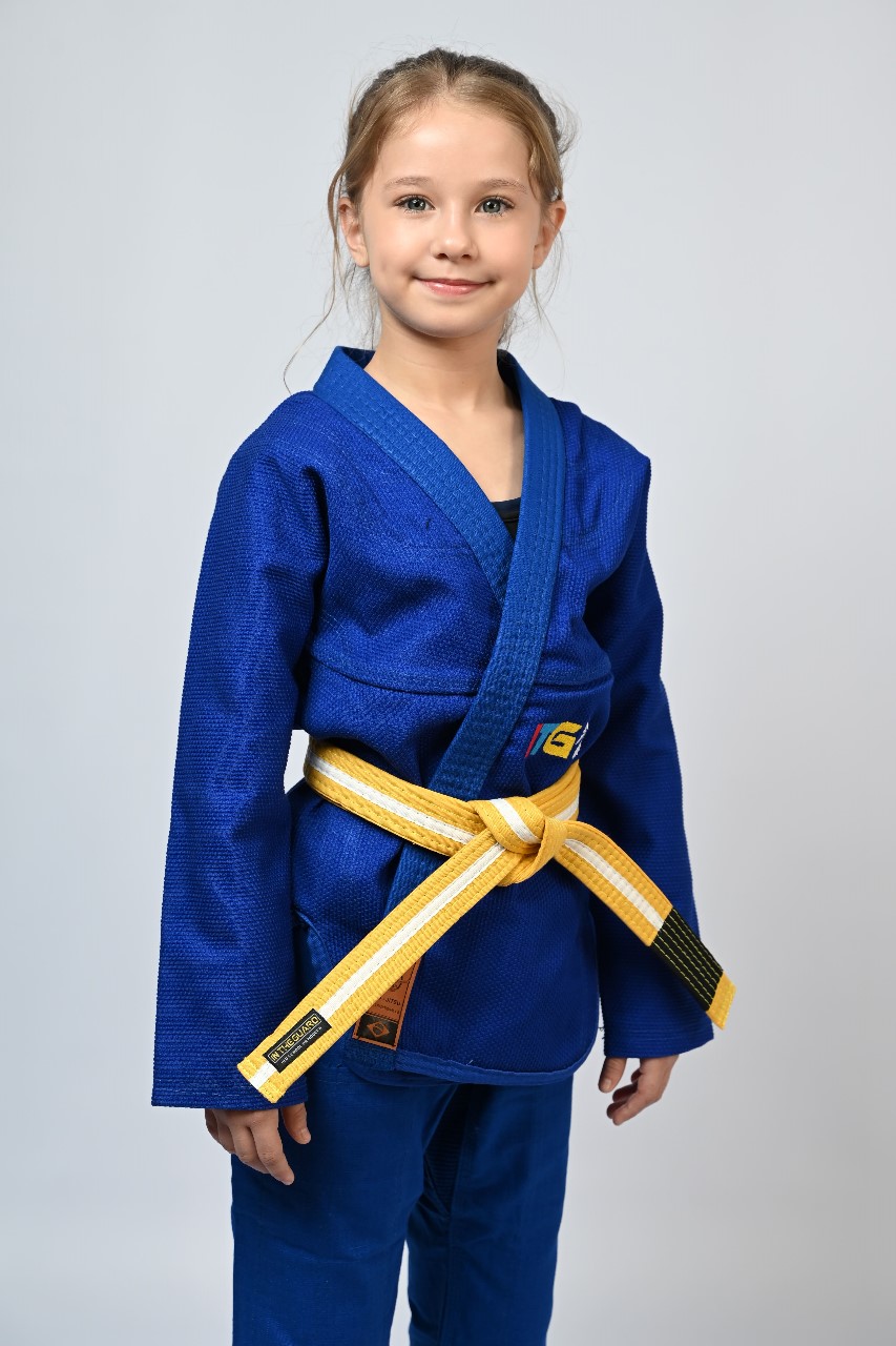 Kimono Infantil In The Guard Feminino Colors Azul