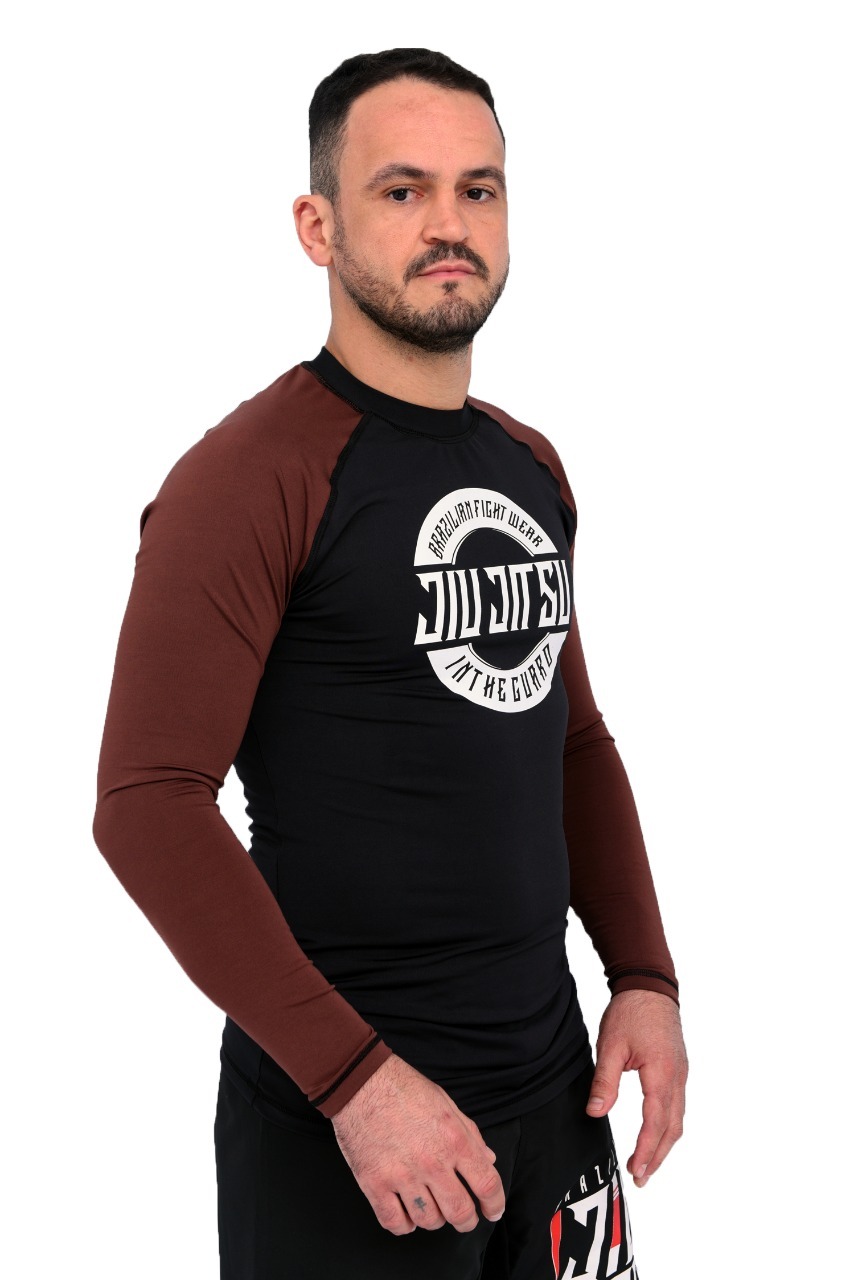 Rash Guard Masculina JJ Marrom