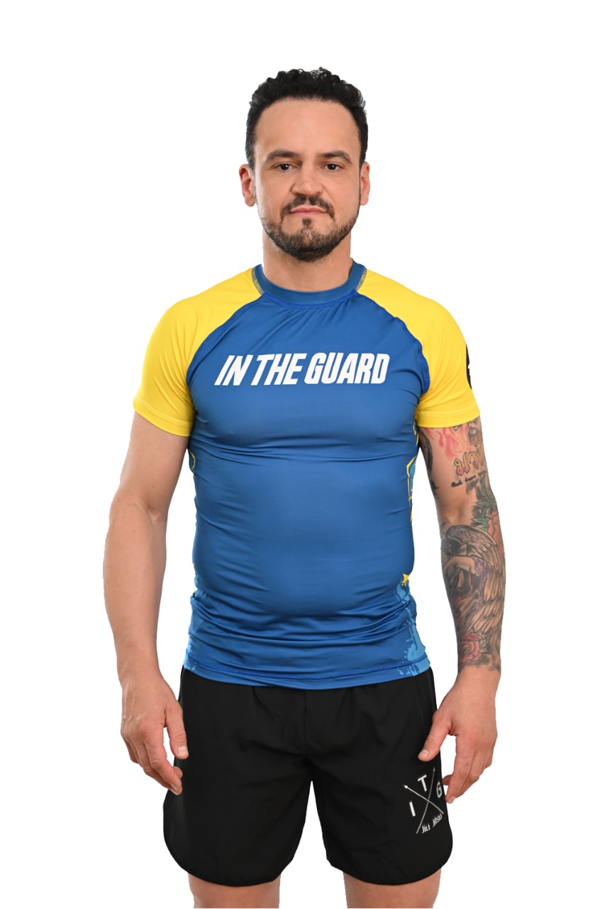 Rash Guard Masculina Brasil Azul