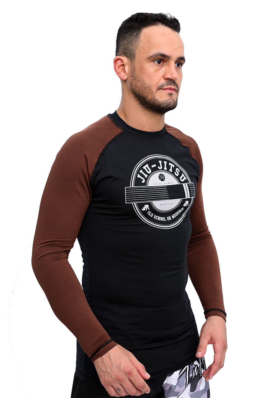 Rash Guard Masculina Style Marrom