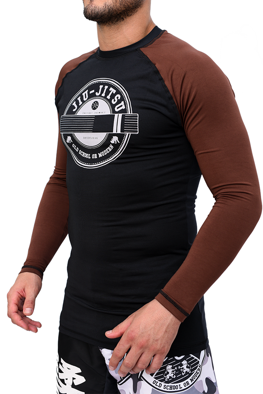 Rash Guard Masculina Style Marrom