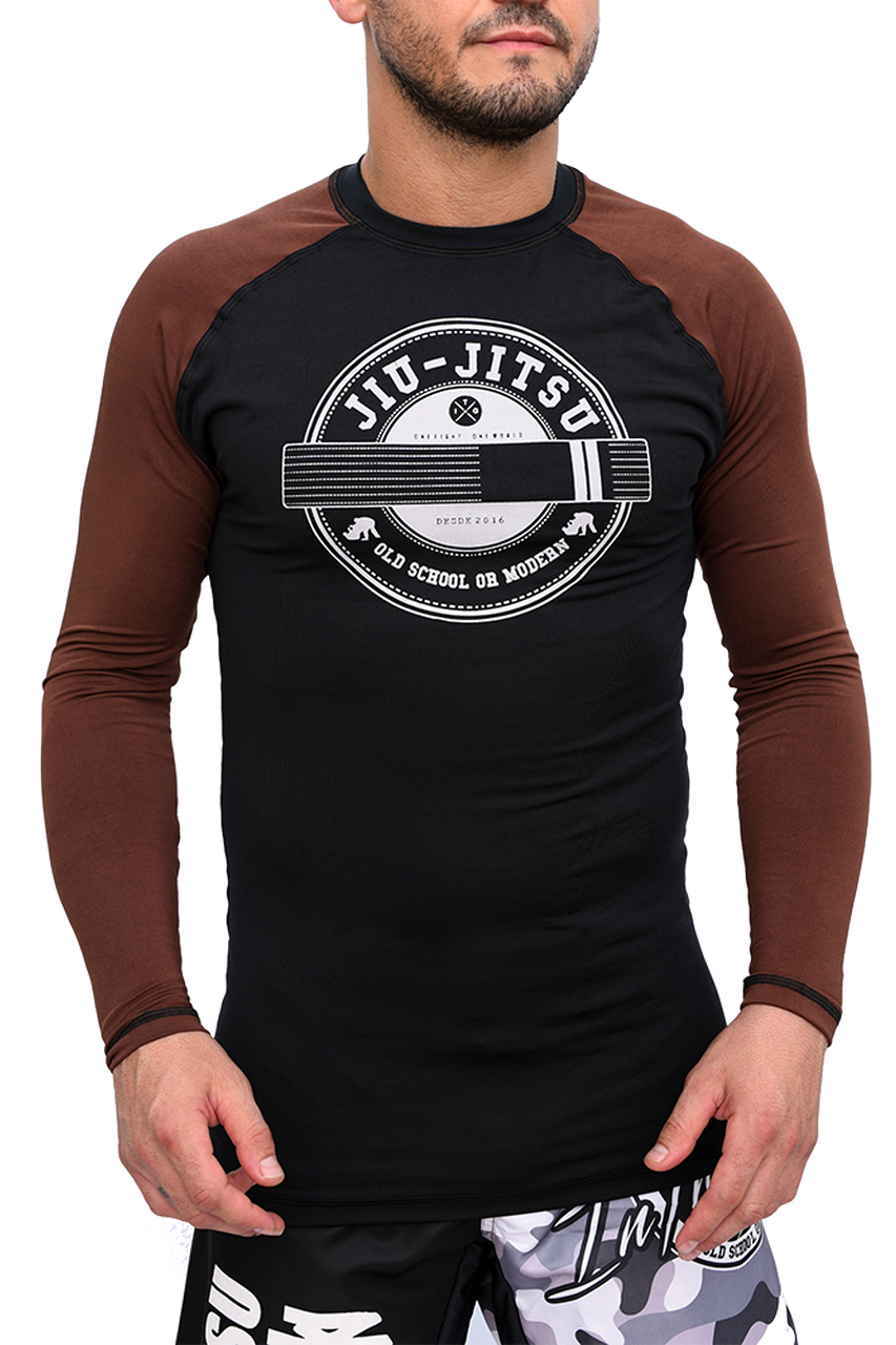 Rash Guard Masculina Style Marrom