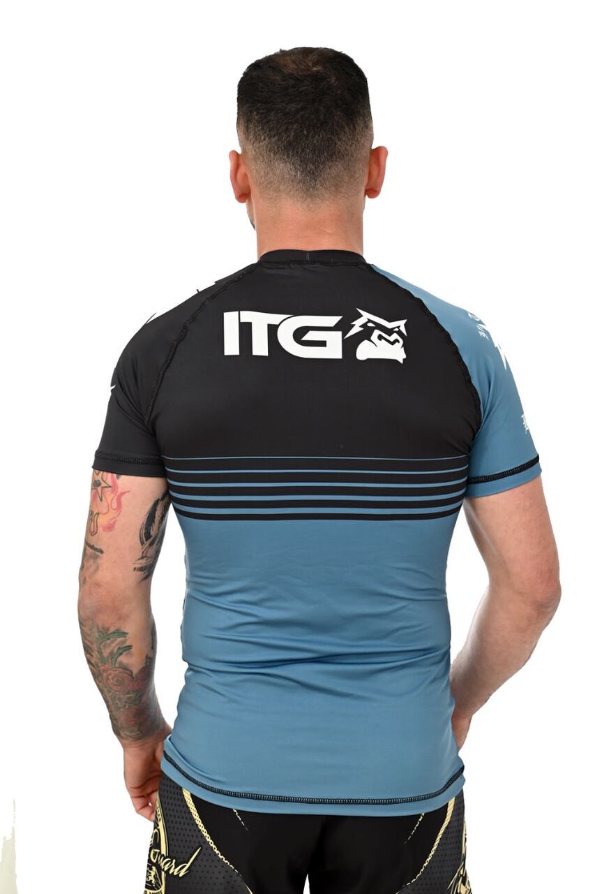Rash Guard Masculina BJJ Azul