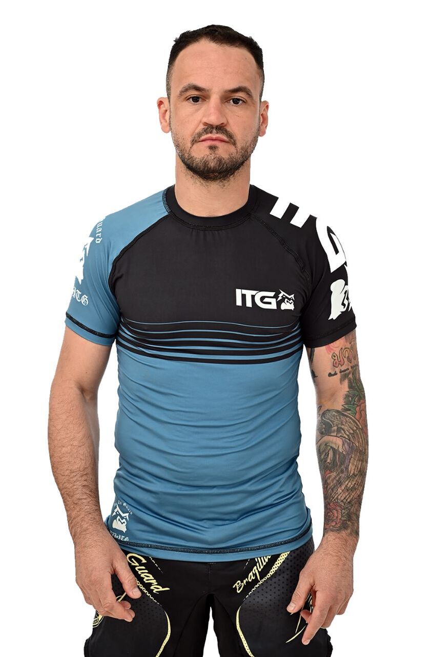 Rash Guard Masculina BJJ Azul