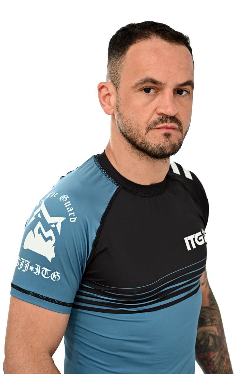 Rash Guard Masculina BJJ Azul