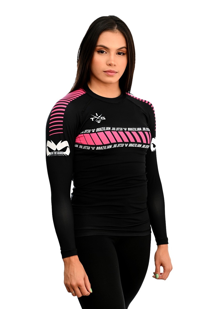 Rash Guard Feminina Skull Manga Longa
