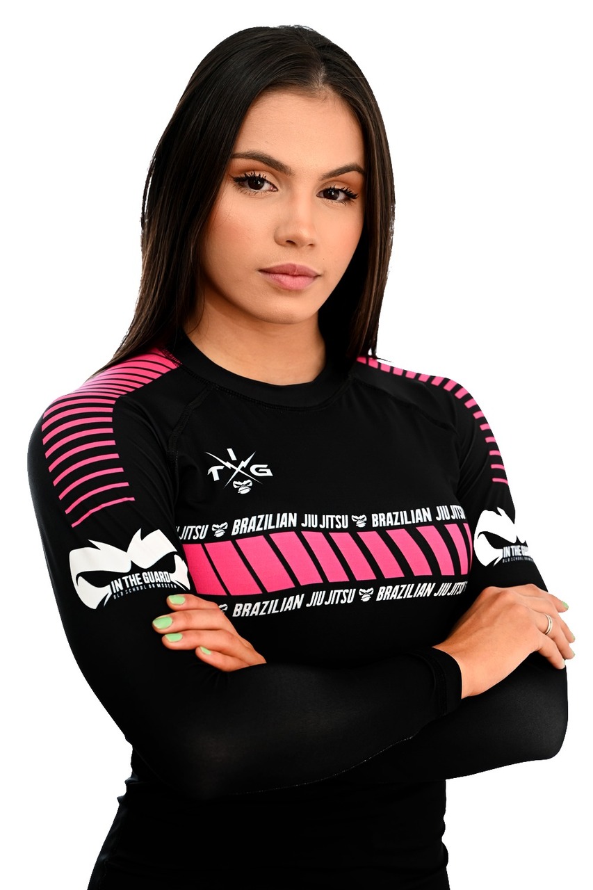 Rash Guard Feminina Skull Manga Longa