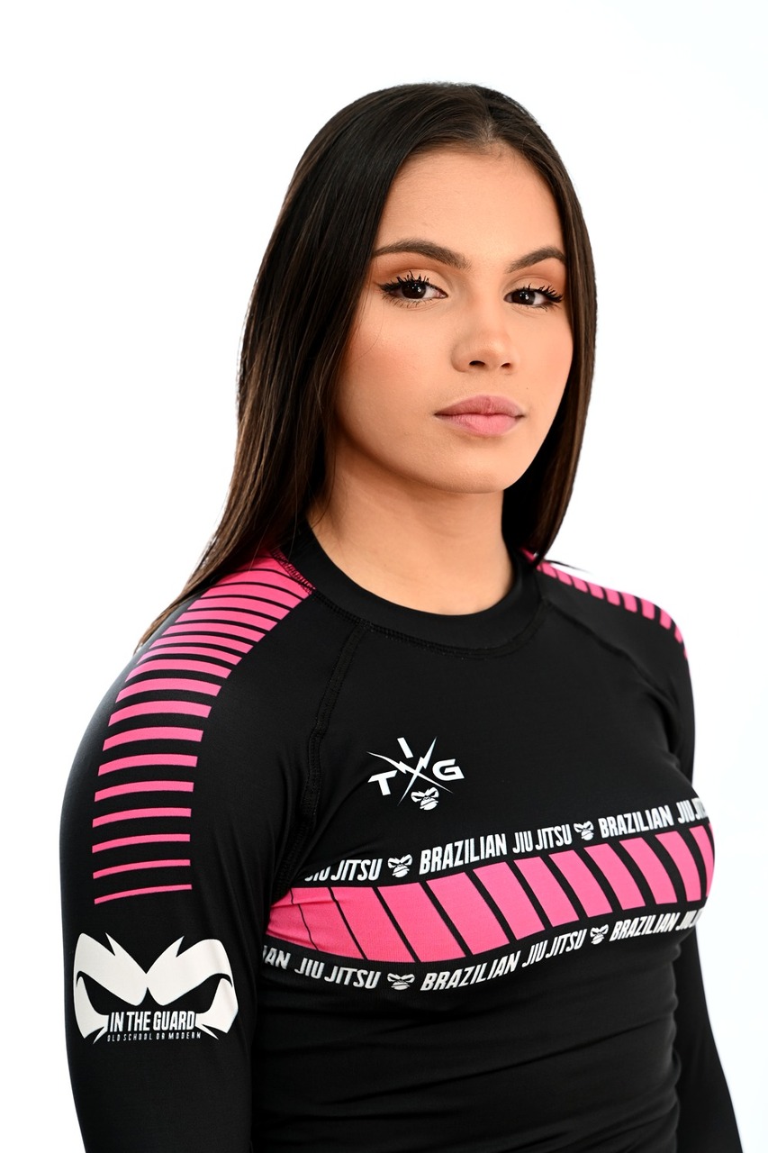 Rash Guard Feminina Skull Manga Longa