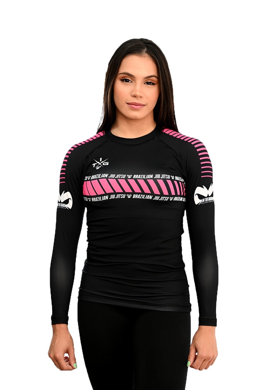 Rash Guard Feminina Skull Manga Longa