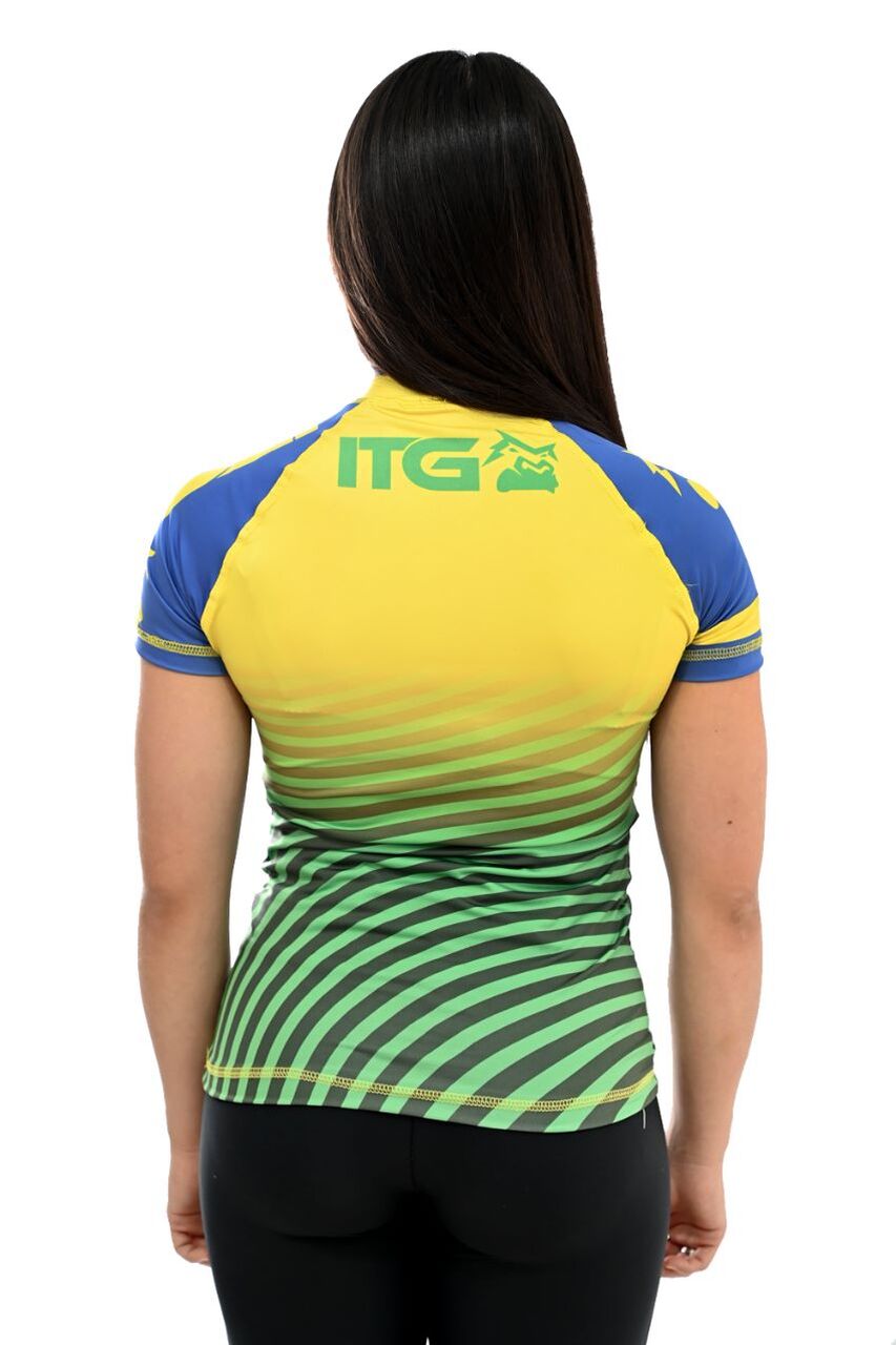 Rash Guard Feminina Seleção Amarela