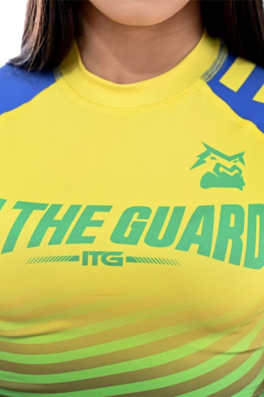 Rash Guard Feminina Seleção Amarela