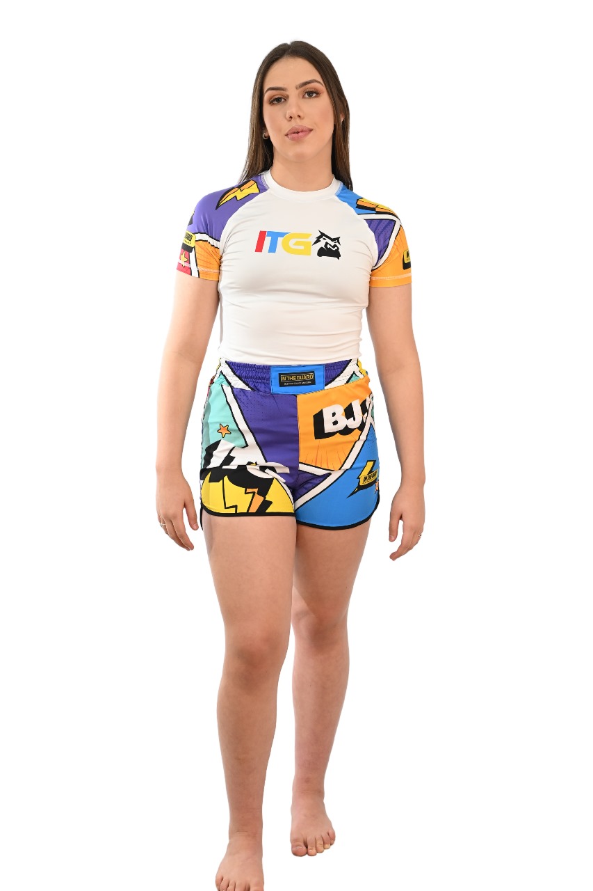 Rash Guard Feminina Colors Branca